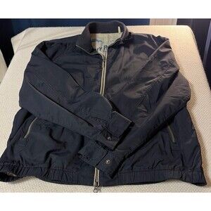 Tommy Bahama Men’s Navy Full-Zip Windbreaker Bomber Jacket - Size XL